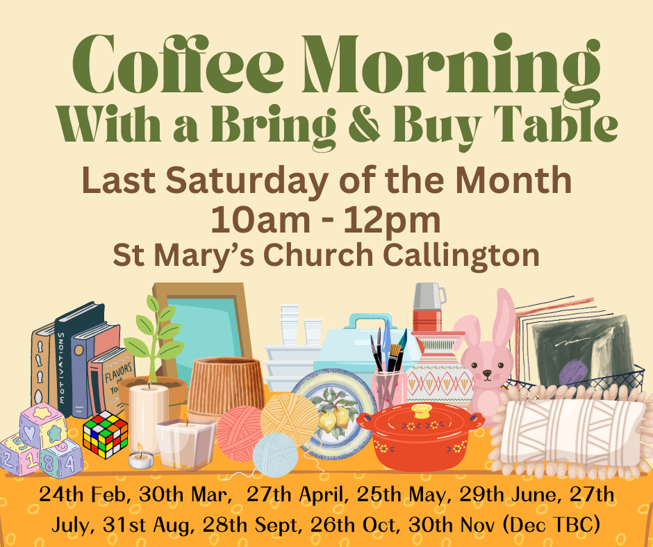 St. Mary's Coffee Morning with Bring and Buy Table