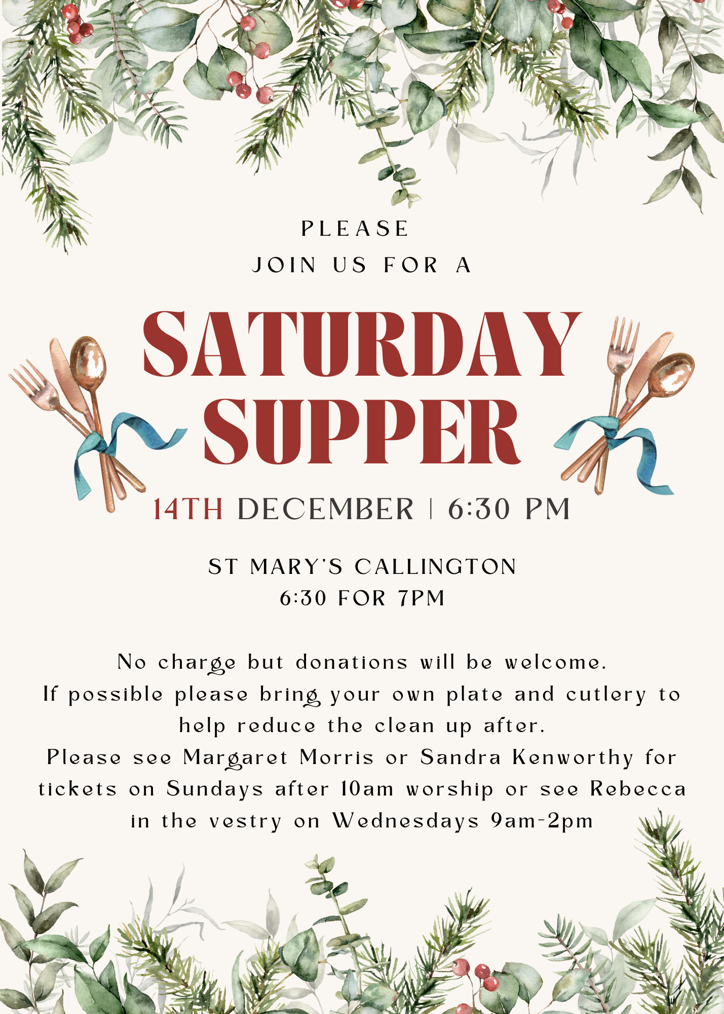 St Marys December Supper (1)